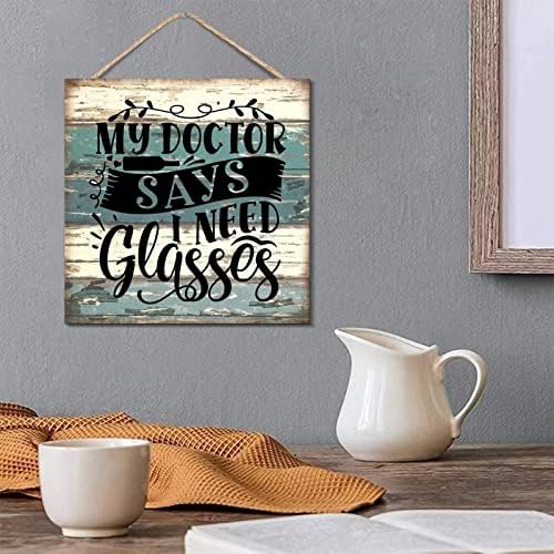 Rustic Wood Wall Art Decor 12x12 Inches Sign