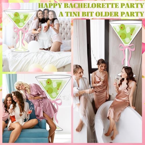 Janlaugh 5 Ft Large Martini Wall Decor DIY Cutouts Stickers