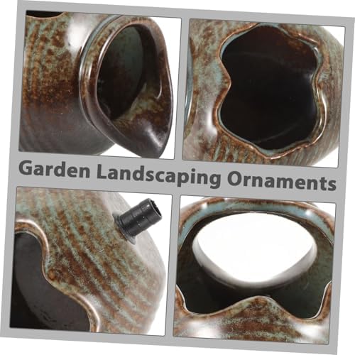 BESPORTBLE Ceramic Fountain with Built-In Filtration