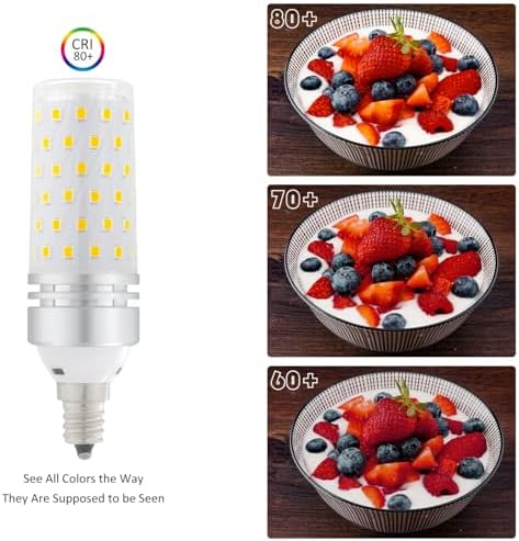 Stvono E12 LED Bulb 16W 100W Equivalent Warm White 3000K 4 Pack