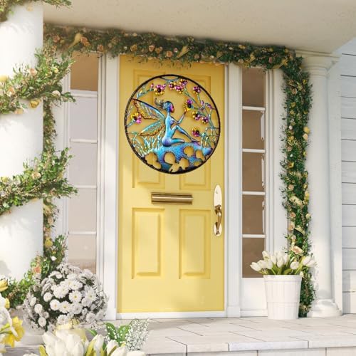 Shorayn 20 Inch Fairy Wall Art Outdoor Decor