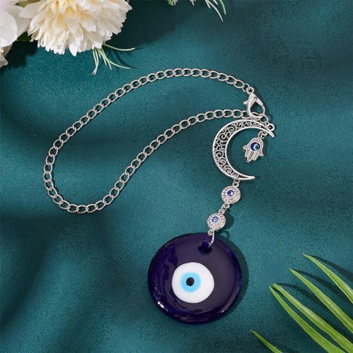 Blue Evil Eye Car Hanging Pendant Suncatcher Decor