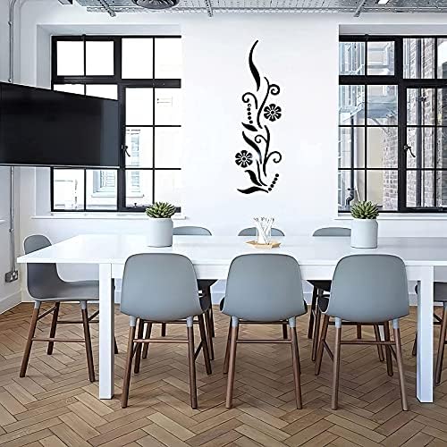 3D Flower Acrylic Wall Sticker for Home Decor