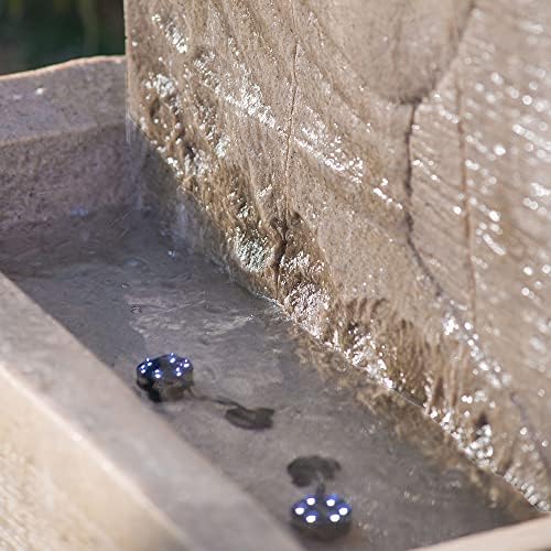 High Sandstone Buddha Fountain with Light