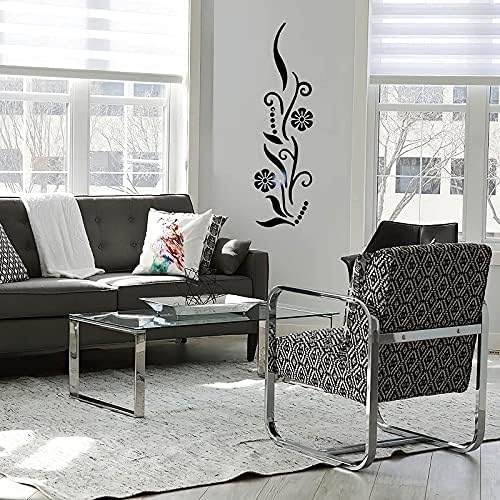 3D Flower Acrylic Wall Sticker for Home Decor