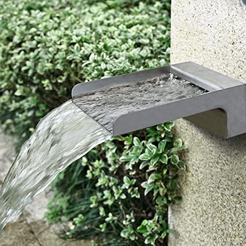 PONDO 304 Stainless Steel Waterfall Spout for Ponds and Pools