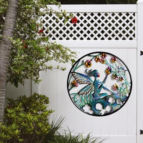 Shorayn 20 Inch Fairy Wall Art Outdoor Decor