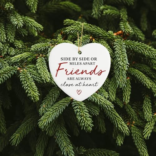 Unique Friendship Heart Ornament for Best Friends