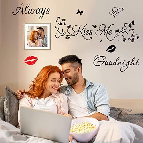 Aeways Kiss Me Goodnight Wall Decals Decor Sticker