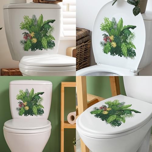 WADAKUCI 2 Sets Tropical Palm Leaf Wall Decals