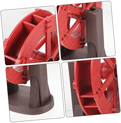 Mini Water Wheel Fountain Decor for Home Tabletop Pond