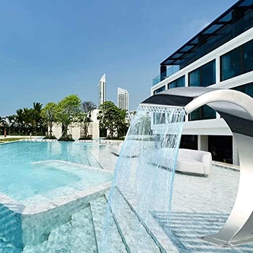 Stainless Steel Pool Waterfall Fountain for In Ground Gardens