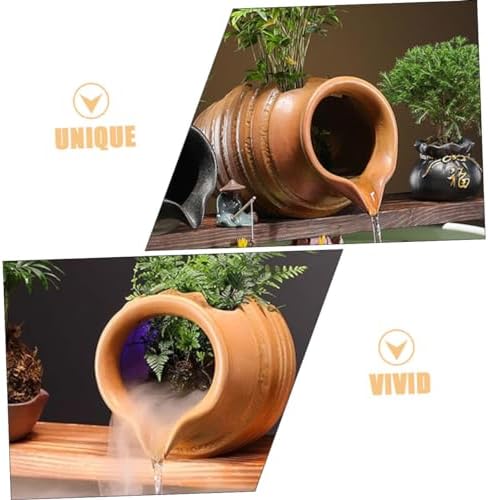 Ceramic Water Fountain Jar for Indoor and Outdoor Decor