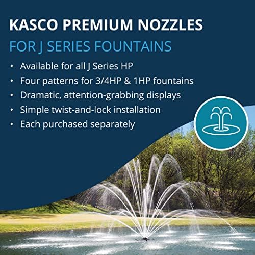 Kasco J Series Magnolia Fountain Nozzle 34 HP 1 HP Only
