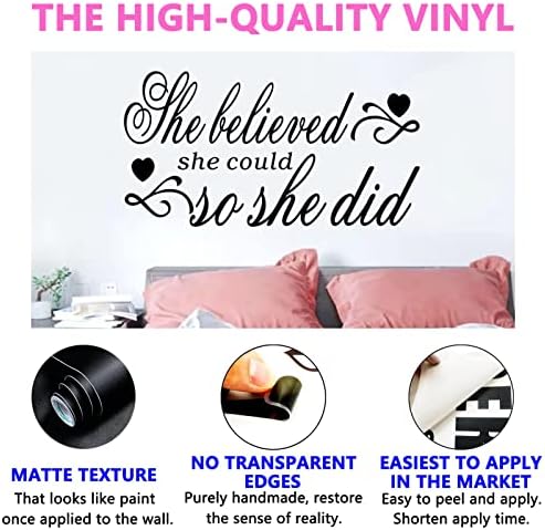 She Believed She Could Wall Decals for Women