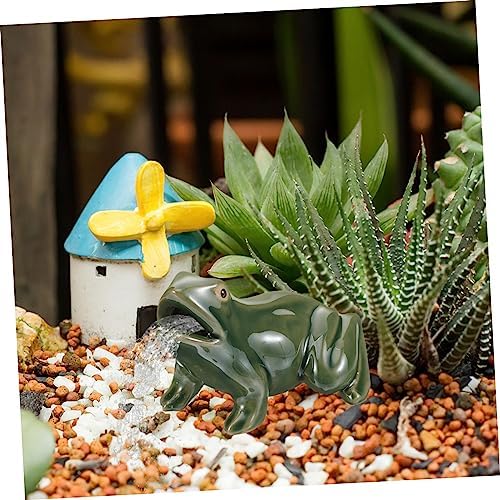 Zen Garden Water Fountain Outdoor Decor Sculpture Rockery Frog