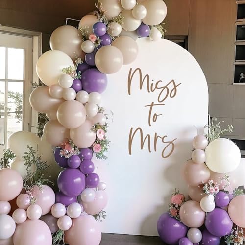 Miss to Mrs Wall Sticker Decal - Elegant Wedding Decor
