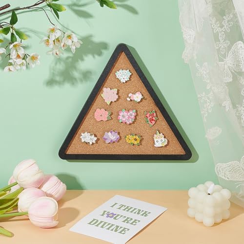 UNICRAFTALE Black Frame Cork Bulletin Board