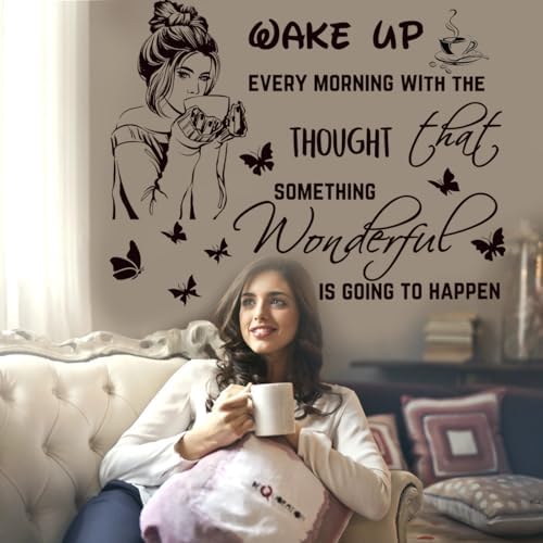 Inspirational Quotes Wall Stickers for Women Bedroom Decor