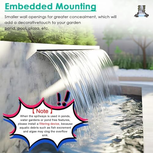 Waterfall Wall Recessed Outlet Fountain Kit