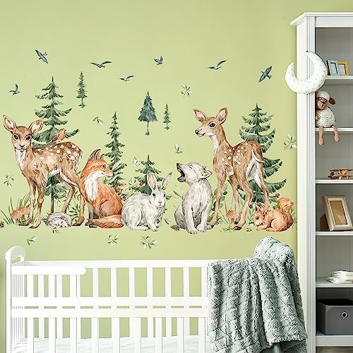 4 Sheet 12x36 Inch Giant Forest Tree Wall Decal