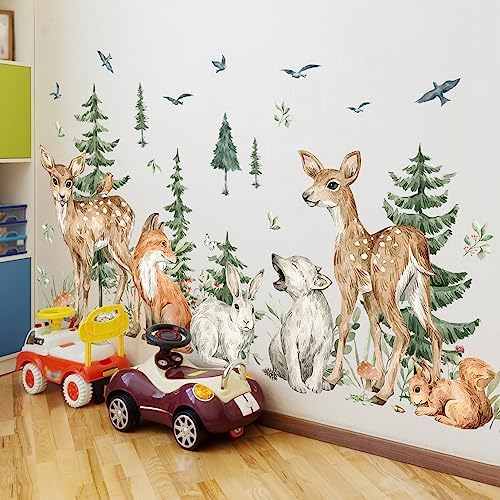 4 Sheet 12x36 Inch Giant Forest Tree Wall Decal