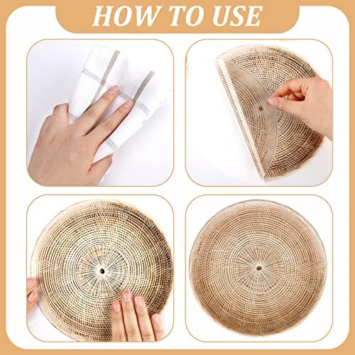 Glenmal 18 Pcs Boho Round Wall Sticker Decor