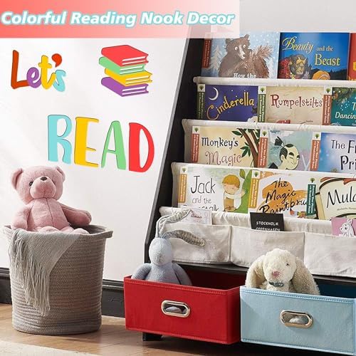 Lets Read Wall Decals for Kids Room Decor