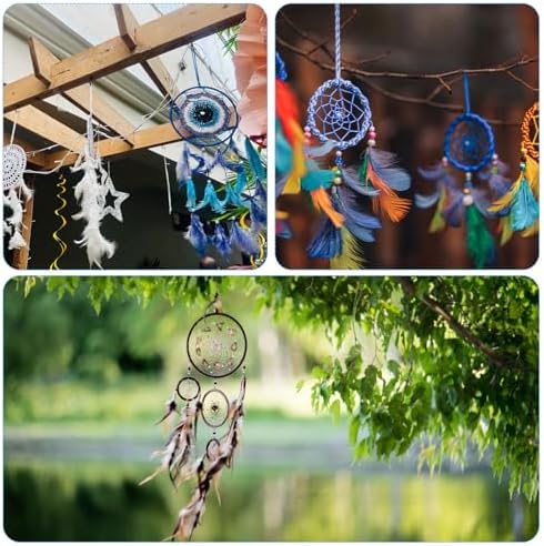 PATIKIL DIY Dream Catcher Kit Purple 47 Inch