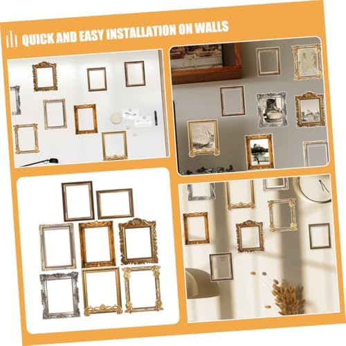 NUOBESTY 24 Sheets Retro Frame Stickers