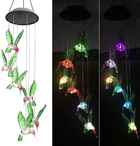 NiniTe Solar Wind Chimes with Color Changing Lights