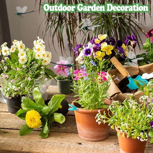 Dragonfly Clip 12Pcs 3D Outdoor Decor Bug Repellent