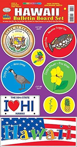 Gallopade Publishing Group Hawaii Bulletin Board Set