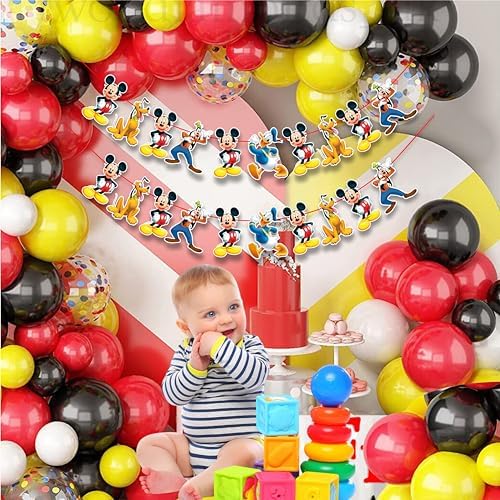 Seyal Mickey Mouse Garland Wall Decoration
