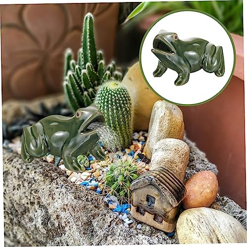 Zen Garden Water Fountain Outdoor Decor Sculpture Rockery Frog