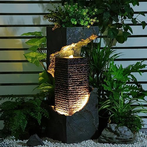 Bumilgar Water Fountain Outdoor with Lights