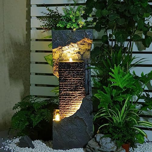 Bumilgar Water Fountain Outdoor with Lights