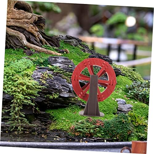 Mini Water Wheel Fountain Decor for Home Tabletop Pond