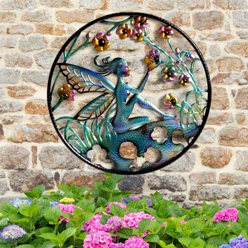 Shorayn 20 Inch Fairy Wall Art Outdoor Decor