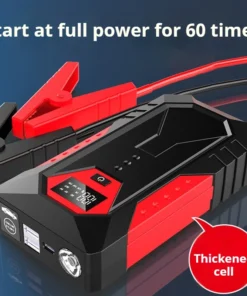 Car Jump Starter Power Bank 3 In 1 Portable